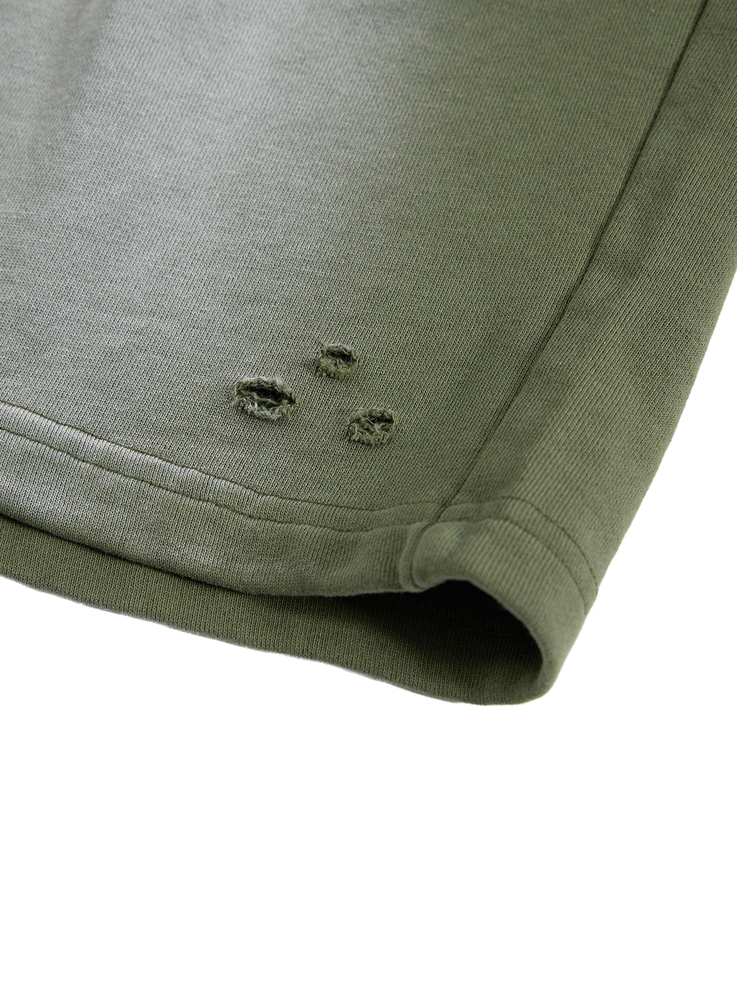 Your Future Sun Fade Distressed Shorts